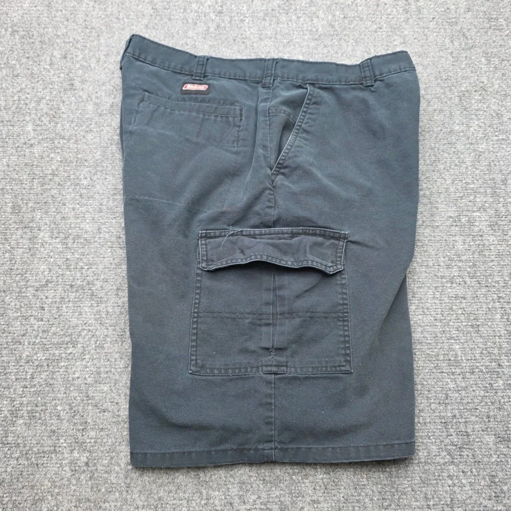 Dickies Cargo Shorts Mens 34 Black 100% Cotton Heavyweight Workwear Casual Skate